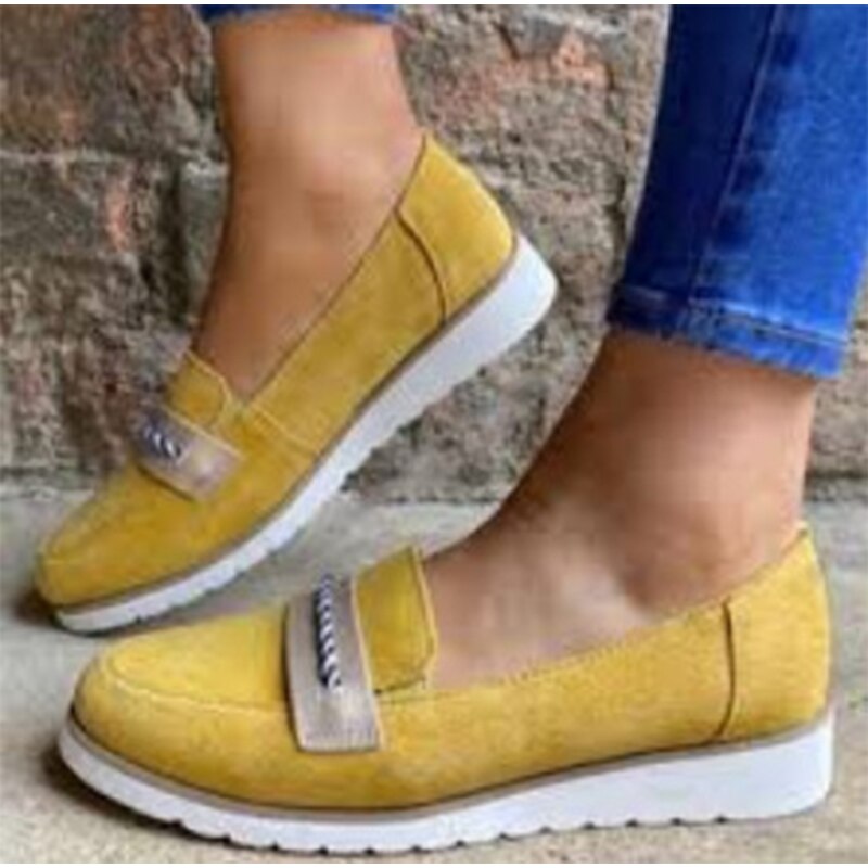 Dames loafers dames platform platte dames casual instappers dames effen ondiepe dames herfst schoenen