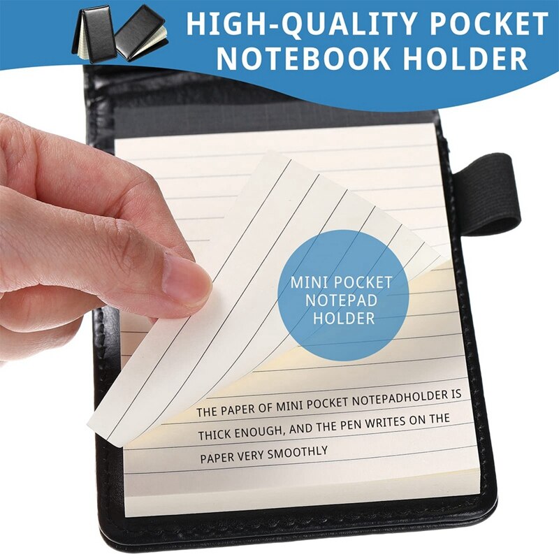Mini Pocket Notepad Set A7 Zakelijke Labels Draagbare Notebook Met Notepad Vervanging Voor Kantoor En School