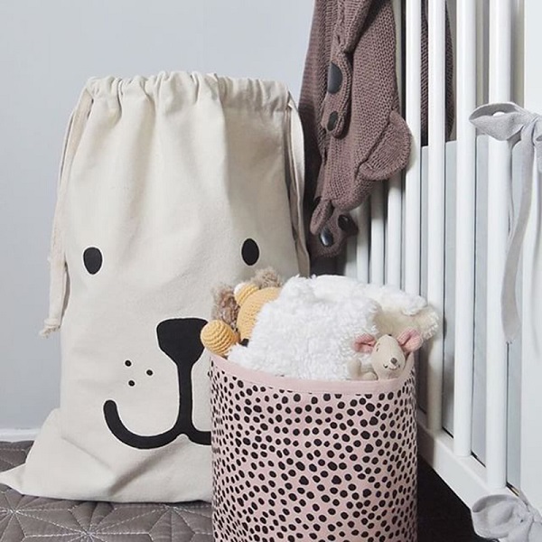 Cartoon Opbergzakken Kids Speelgoed Opbergtas Trekkoord Rugzak Baby Kleding Kleding Waszak Kinderen Kamer Organizer Pouch: D