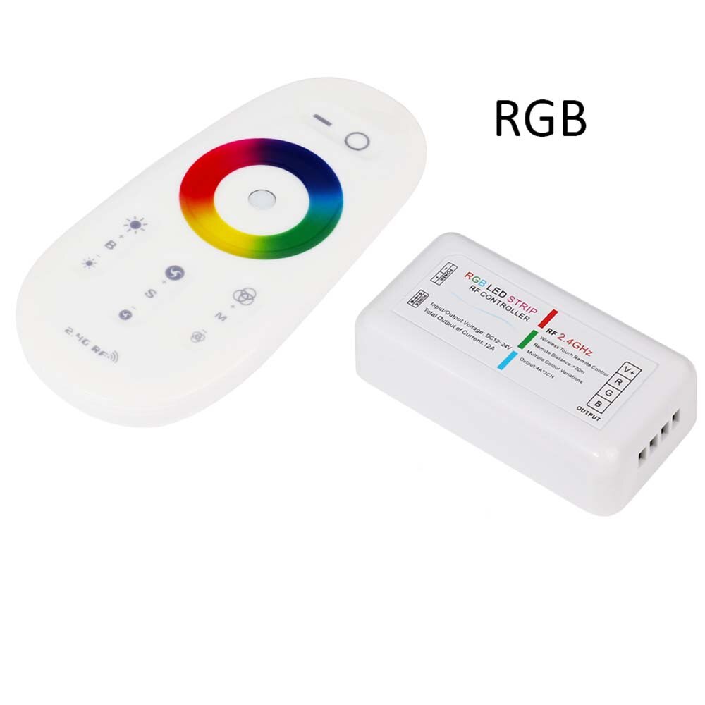 RGB/RGBW LED Controller 2.4G Wireless RF Touch Remote Control / WiFi APP Control For 5050 RGBW/RGB LED Strip: RGB