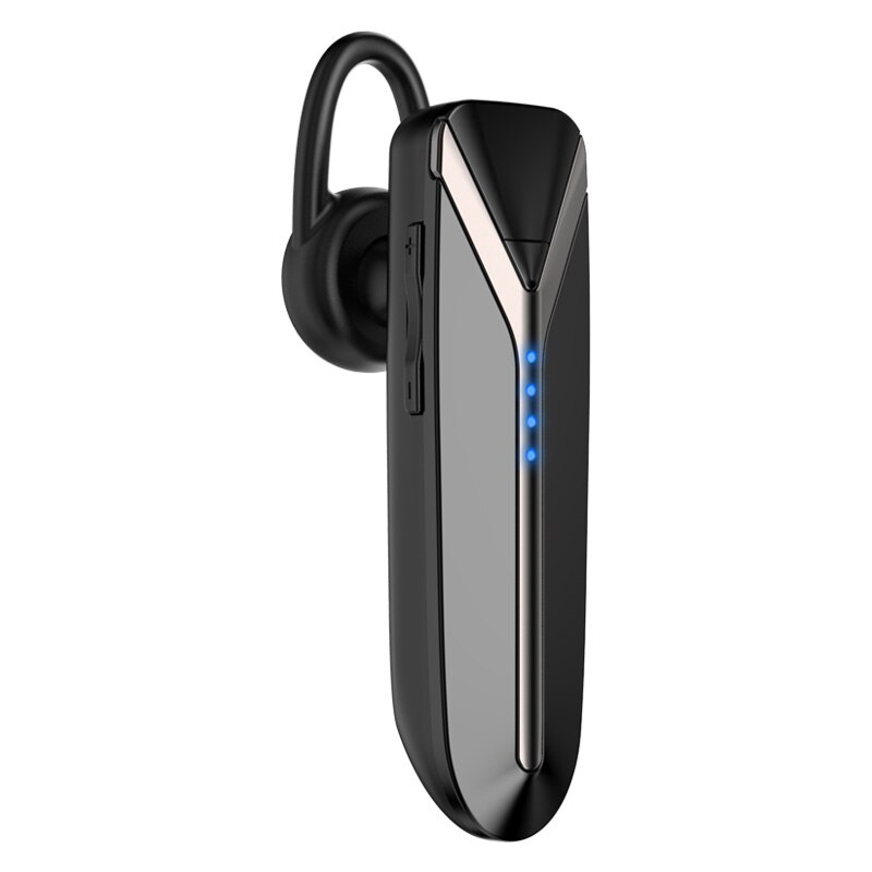 Latest CVC6 Noise Canceling Bluetooth Headset 5.0 wireless Headphones Handsfree Business Earphones with Mic for smart phone: K2 Black