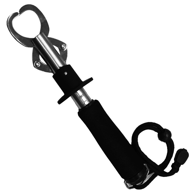 NOEBY Stainless Steel fish Gripper Fish Lip Control with Weight Scale & Ruler Fishing Tool Carp Fishing Clamp Clip Tackles: QBLYQ-DC