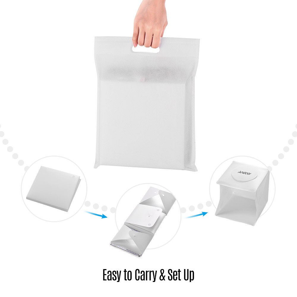 Photography Softbox Portable Photo Studio LED Light Box Shooting Tent Folding Photography Studio Softbox for Products Still Life