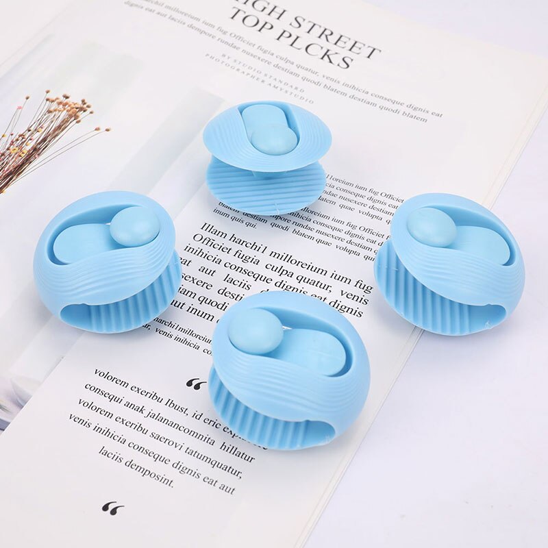 Couverture de lit avec attache en plastique, 4 pièces, housse de couette, accessoires antidérapants: blue
