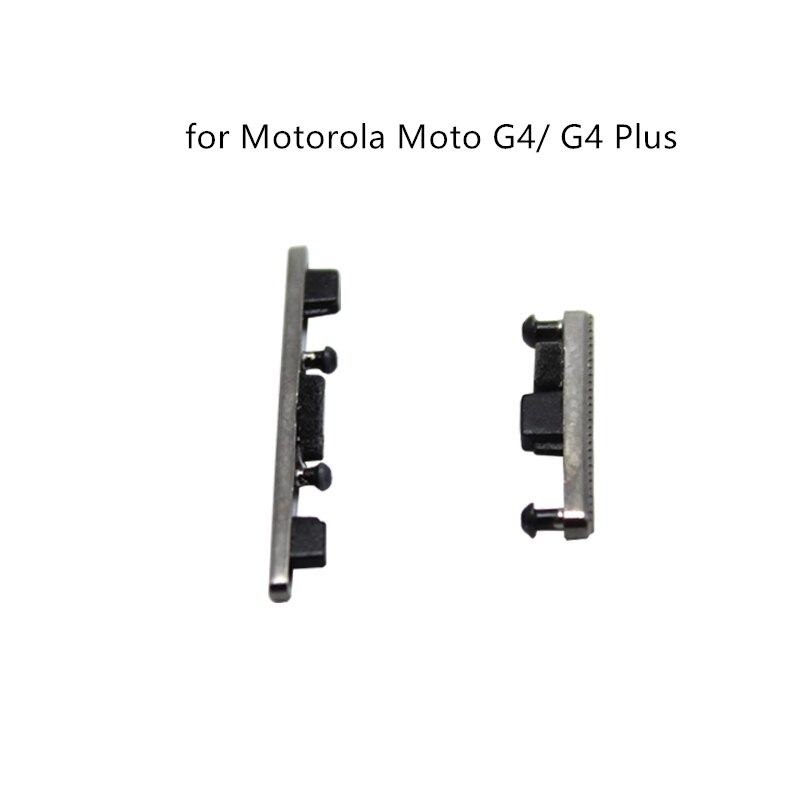 Para Motorola Moto G4 G4 Plus XT1624 XT1622, tecla de encendido + botón de volumen, repuesto de llave lateral, reparación de piezas de repuesto