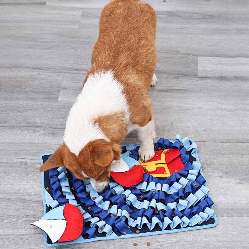 Dog Licking Treat Mat Dog Slow Feeder Snuffle Mat Pet Calming Mat