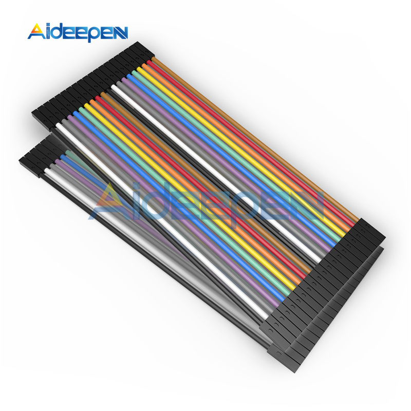Conector de Cable Dupont para Arduino, 5 pines, 10 pines, 40 Pines, 10CM, 20CM, macho a hembra