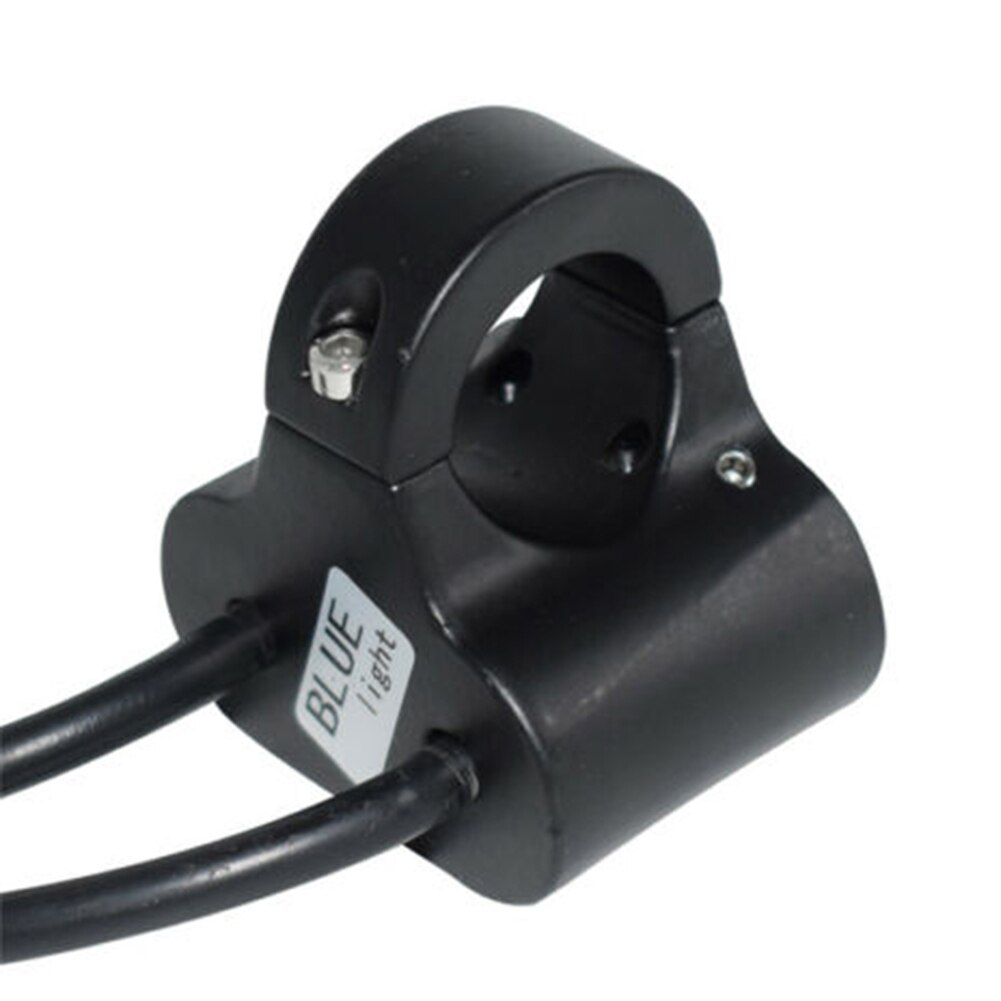 25mm motorcykel styr manuell retur knapp led-lampa kontrollbrytare