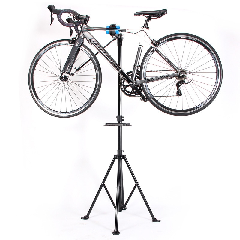 Adjustable Bicycle Repair Stand Foldable Telescopic Vertical Bike Rack Bicycle Repair Tools Quick Release Rack