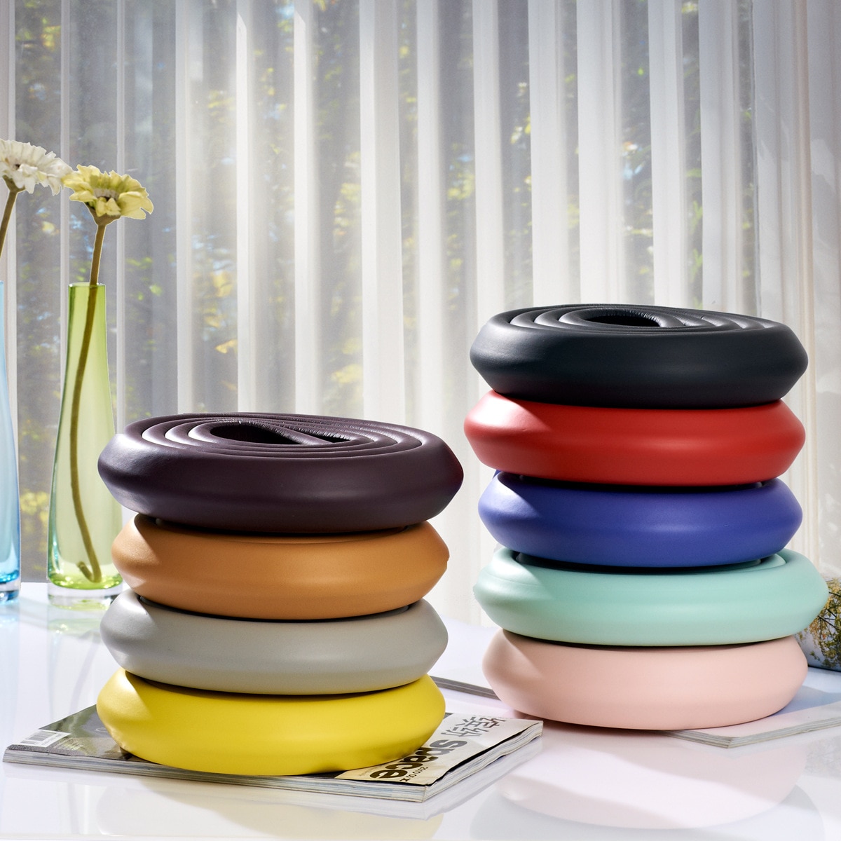 Child Safety Corner Guards 2m Baby bumper strip Baby Corner protector Table Edge Corner Cushion Strip with 3M Adhesives U type