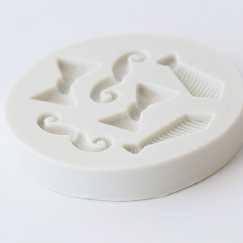 Jongen Man Snor Tie Fondant Cake Mallen Chocolade Mal Voor De Keuken Bakken Decoratie Gereedschappen