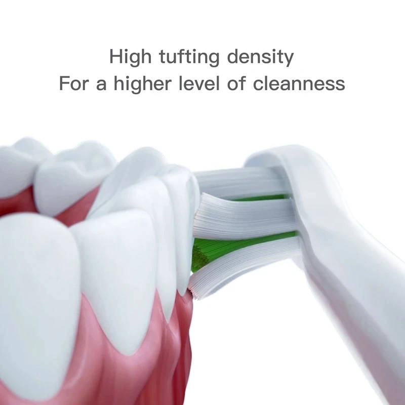 per Xiaomi SOOCAS X3 X5 X3U X1 V1 V2 SOOCARE Testa Setole Ugelli di Ricambio con Tappo anti-polvere sonoro Spazzolino Elettrico Teste