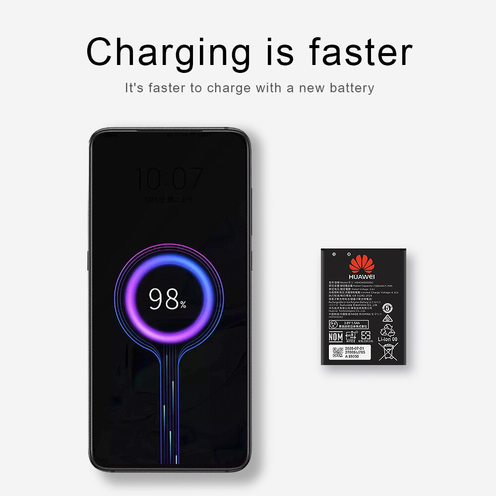 Originele Huawei Batterij HB434666RBC HB366481ECW Voor Huawei Wifi Router E5573 P9 P10 P20 Maimang 5 Genieten 6S Honor 7 8 9 10 Lite