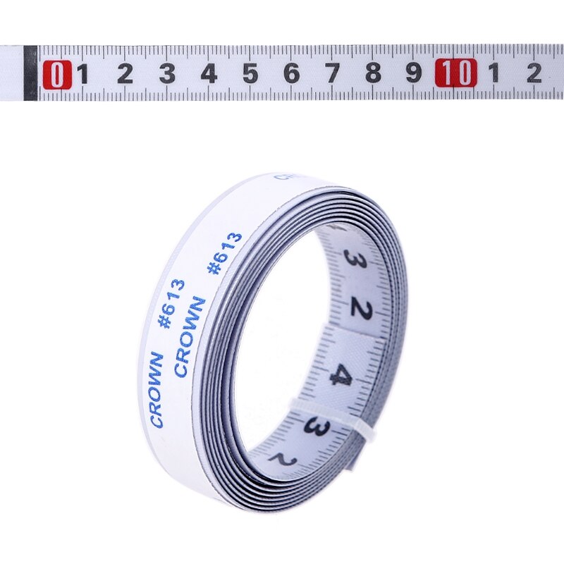 Stainless Steel Miter Track Tape Measure Self Adhesive Metric Scale Ruler T-track Router Table Saw Woodworking Tool
