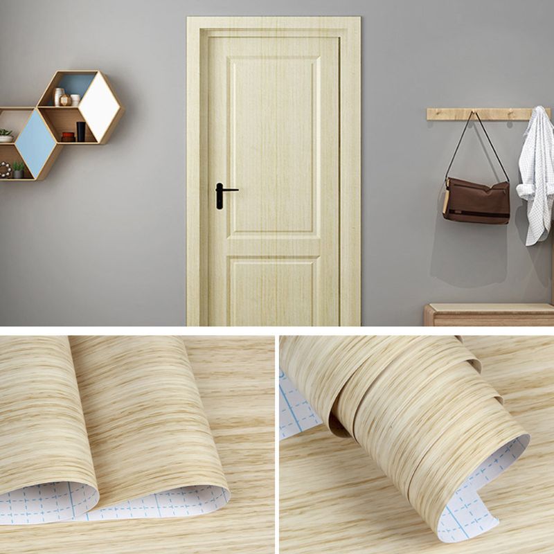Bois Peler et Coller Stickers Muraux Papier Décoratif Film Auto-Adhésif pour Meubles En Bois Véritable Sensation Tactile Surfaces