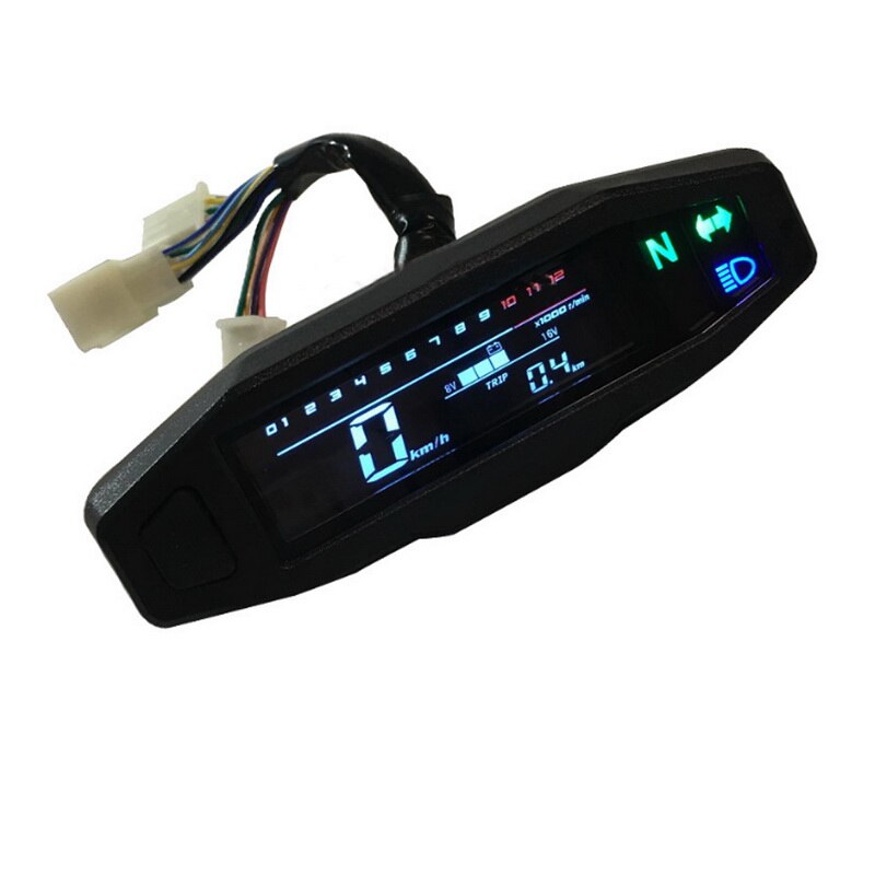 Mini compteur de moto universel compteur de vitesse odomètre numérique Injection électrique et compteur de carburateur