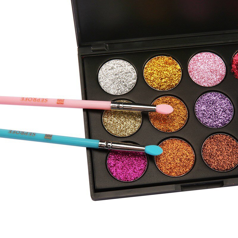 3 Pcs Makeup Brushes Set Soft Silicone Head Plastic Handle Eye Shadow Lip Applicator Brush Tools Silicone Makeup brushes Kit