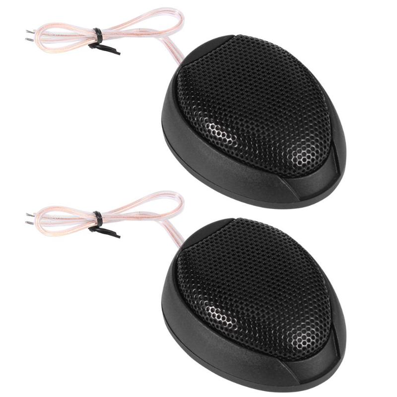 1 par negro plateado coche Tweeter altavoces 1000W 4 ohmios súper potencia 98dB Auto Audio altavoces de alto rendimiento