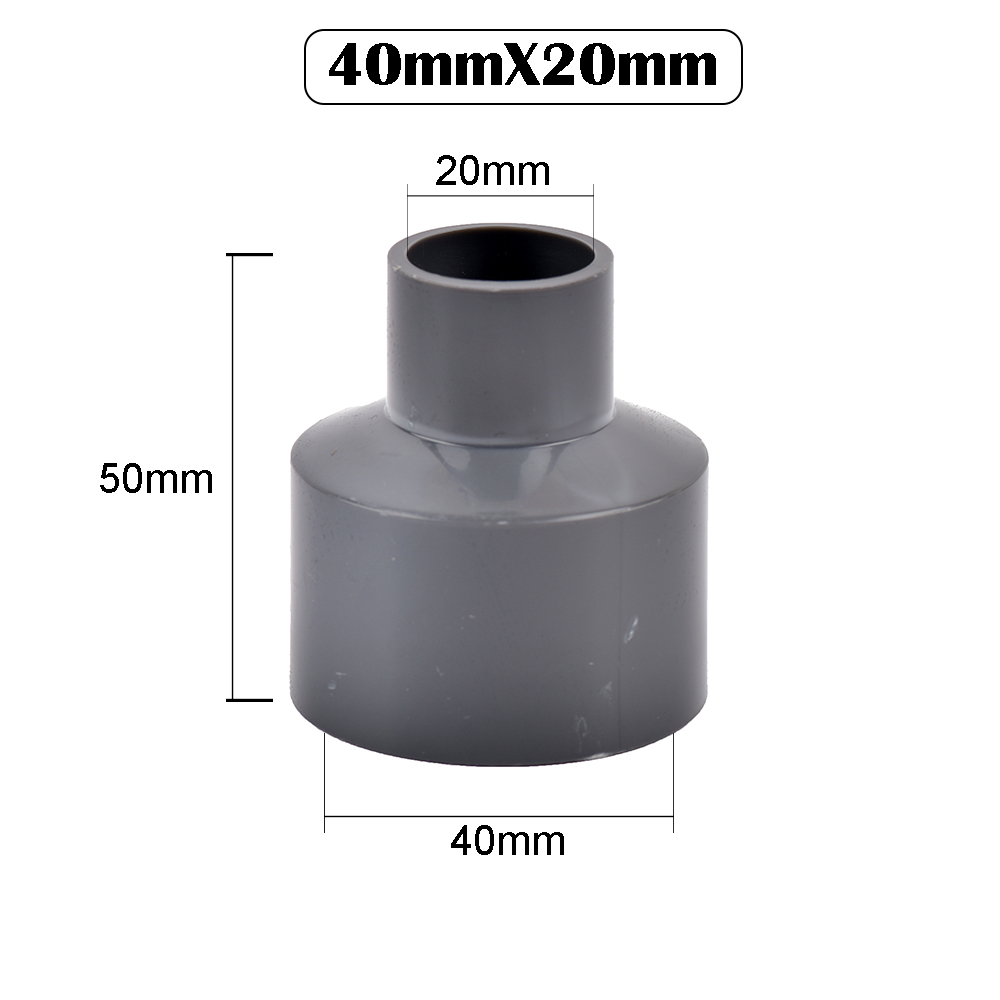 20/25/32/40/50mm Tuinirrigatie Slangkoppelingen PVC Rechte Reducer Fittings Water buis Aquarium Adapter: Rood