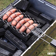 Bbq grillkorv grillkorg hundställ metallkorgar grillställ grillkorgar bra grill för 6 hundar