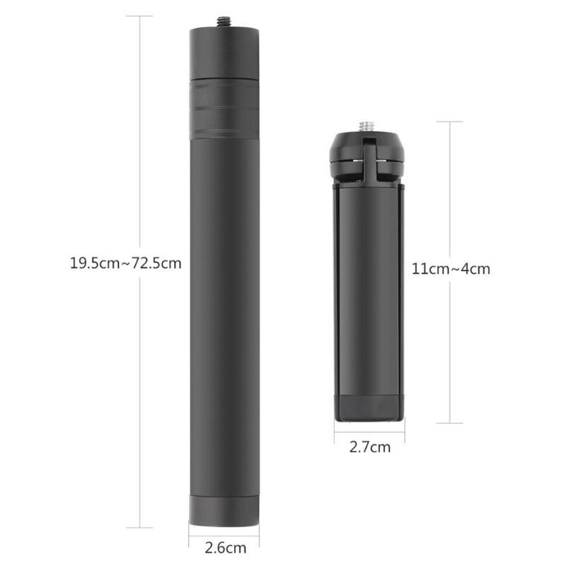 2 in 1 Verlängerung Bar Stick Stativ w/1/4 Schraube Faltbare Mini Stativ für DJI OSMO mobile 2