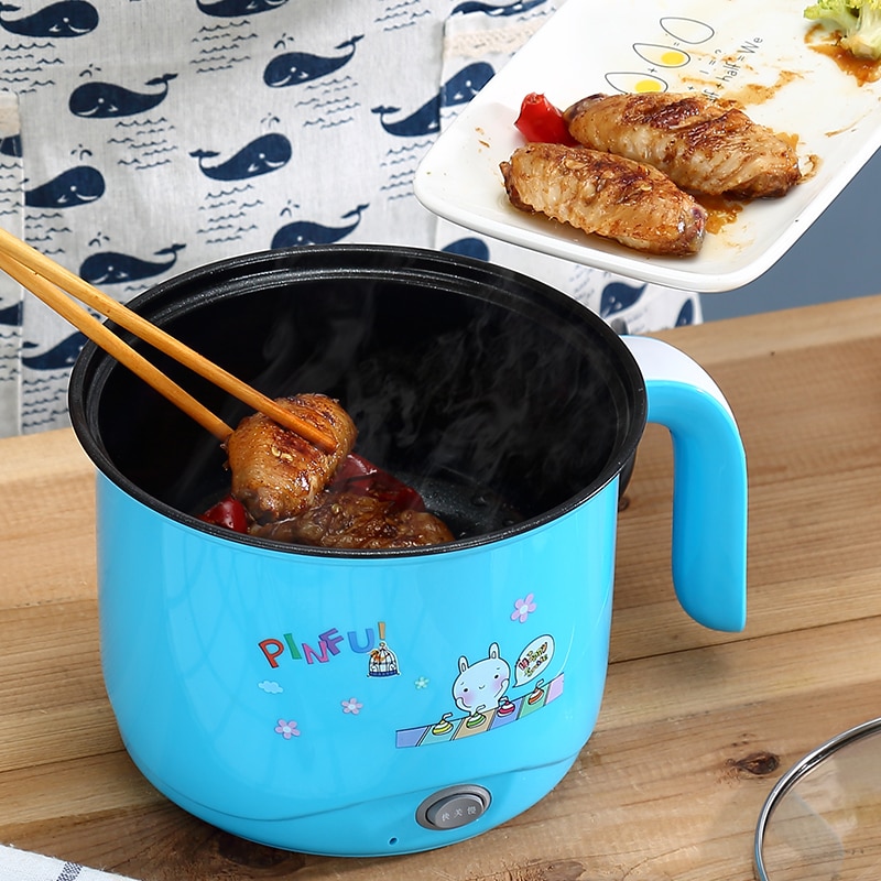Multifunctional Electric 220V Cooking Pot Non-stick Pot Household Electric Cooking Machine EU/AU/UK Frying Pot