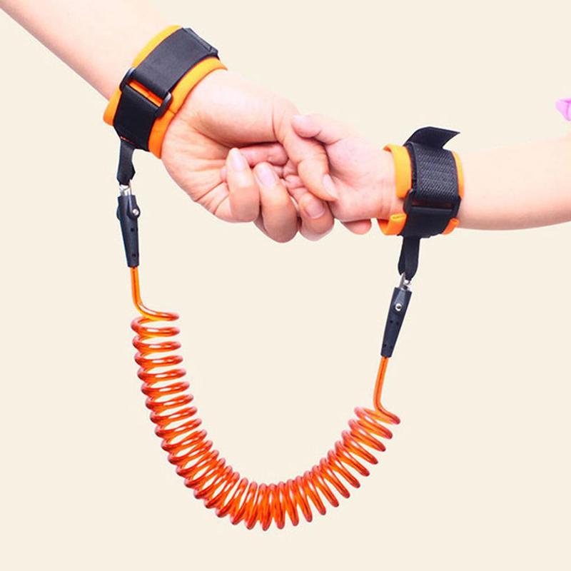 Child Safety Harness Adjustable Leash Anti Lost Outdoor Walking Hand Belt Anti-lost Baby Walker Wristband 1.5 M