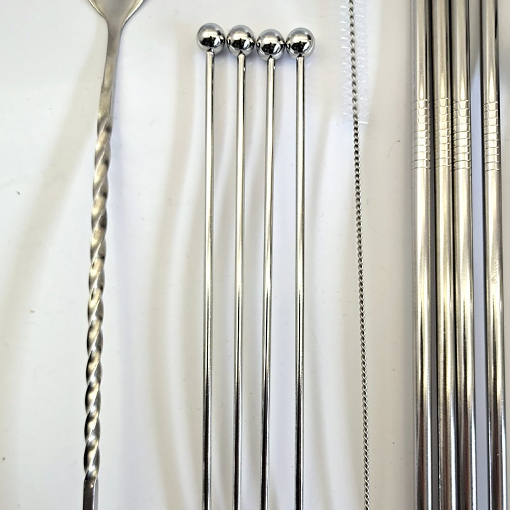 Stainless Steel Cocktail Shaker Mixer Bars Set Tools With Rotationl Stand Drink Bartender Browser Kit