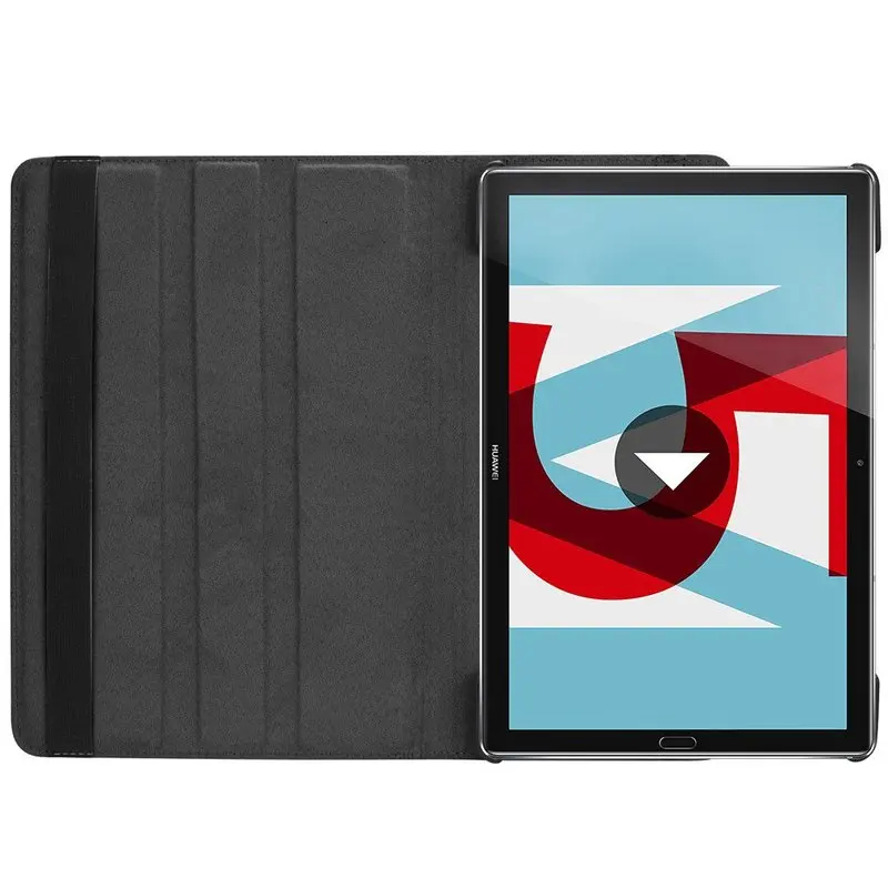 Tablet Case For Huawei MediaPad M5/M5 Pro 10.8 CMR-AL09/W09/W19 Cover 360 Rotating Bracket PU Leather For Huawei M5 10.8"