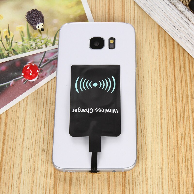 Universal QI Standard Wireless Charger Receiver Adapter Charging Coil Receptor For iPhone 5 5C 5S 6 6S 7 7plus For Android Phone