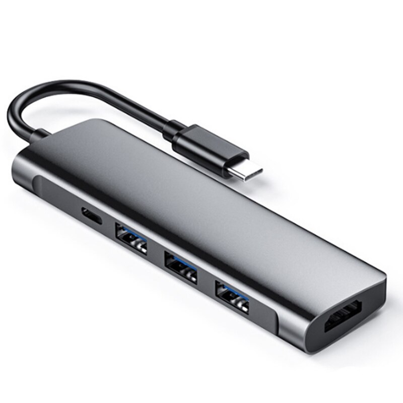 5 In 1 Usb C Hub 4K Hdmi Converter Hub Splitter Usb 3.0 Extender Adapter Uitbreiding Dock Voor Samsung s9