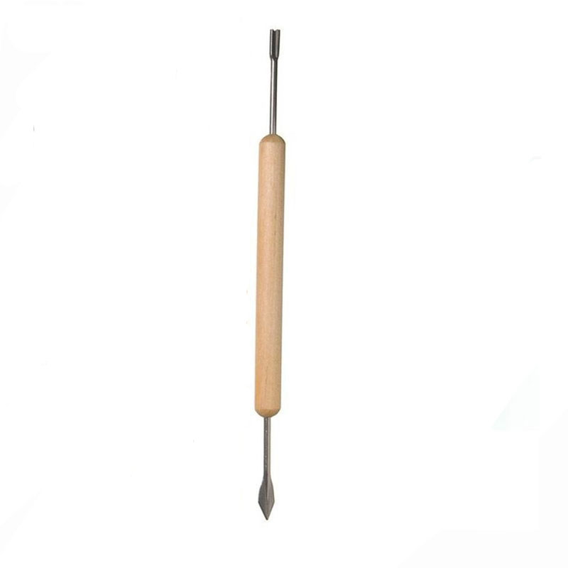 Sculpting Tool Pottery Tools Wood Handle Pottery Set Wax Carving Sculpt Smoothing Polymer Shapers Pottery Clay Ceramic Tool: K