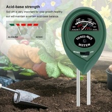 3 In 1 Soil Ph Meter Soil Tester PH Moisture Meter Temperature Sunlight Intensity Measurement Meter Kit For Garden Plant Testing