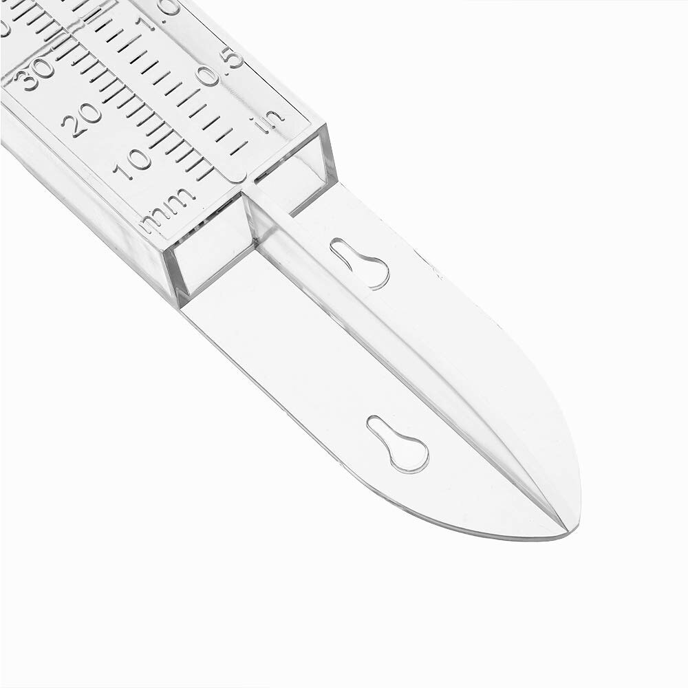 Plastic Rain Gauge Clear Rain Water Meter Measuring Device for Garden Lawn GQ999
