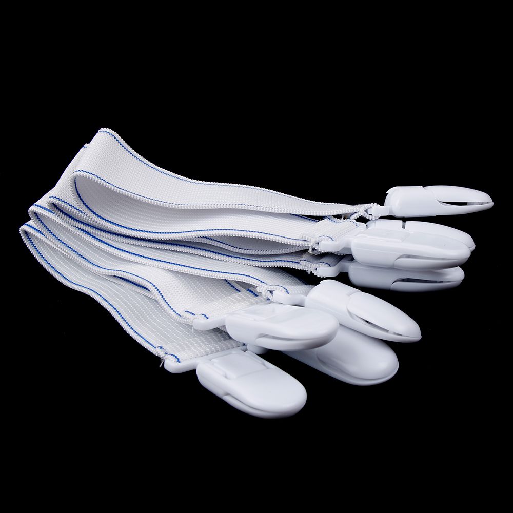 Sujetadores elásticos para ropa de cama, sujetadores para colchón, 4 Uds.