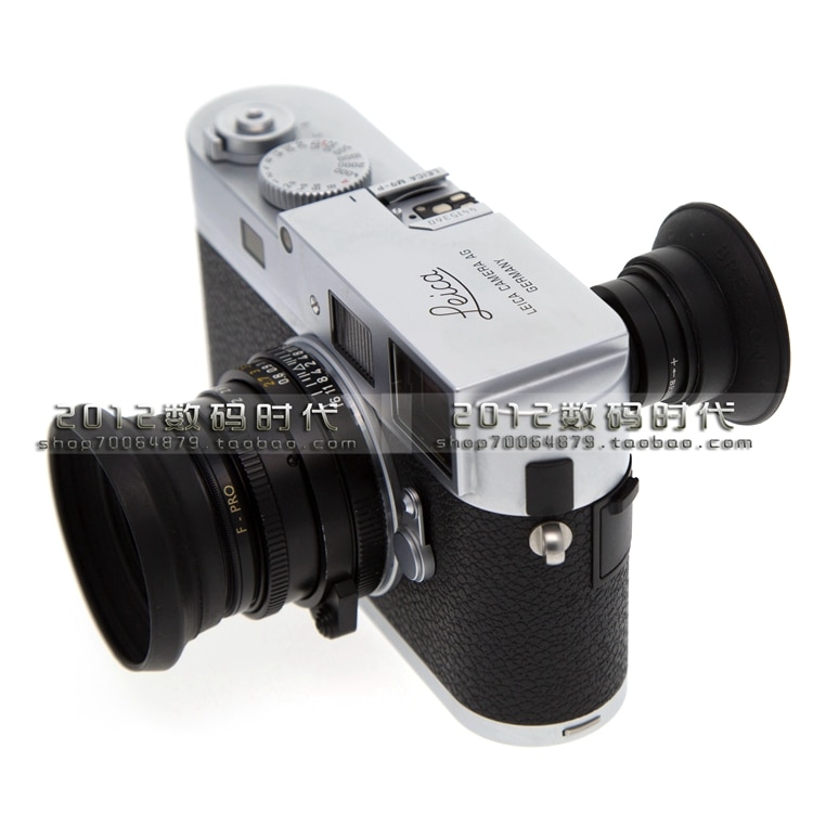 1.1-1.6X Zoeker Vergrootglas Vergrootglas Oculair Oogschelp Verstelbare Zoom Dioptrie Voor Leica M M3 M4 M5 M6 M7 M8 M8.2 M9 M9-P M-E