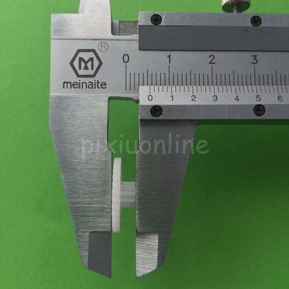 10pcs J381Y White Plastic Bi-layer Gears Double-deck Reduction Gears Model Toys Making