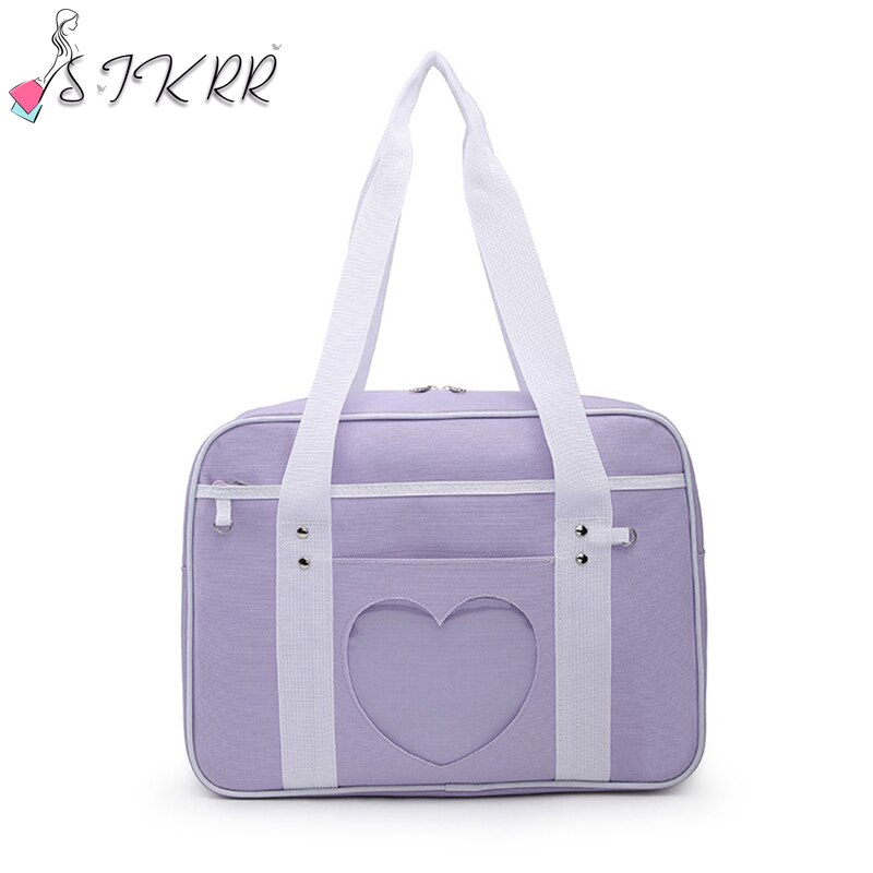Handtaschen Für Frauen Reise Schulter Schule Taschen Mädchen Nette Große Kapazität lässig Gepäck Totes Dame Oxford Handtasche: Violett
