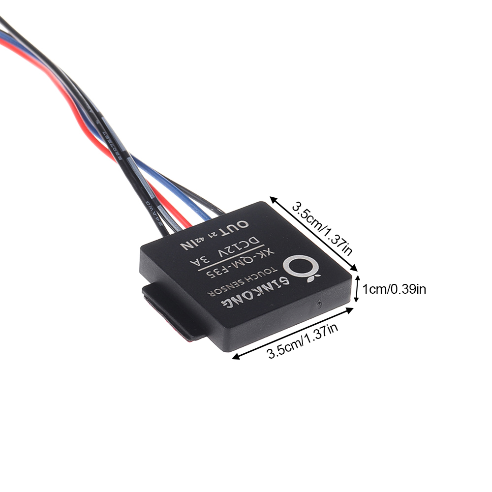 Przełącznik lustro łazienkowe 12V przełącznik z czujnikiem dotykowy do światła Led podwójny kolor temperatury nieskończone ściemnianie włącznik z czujnikiem dotykowego