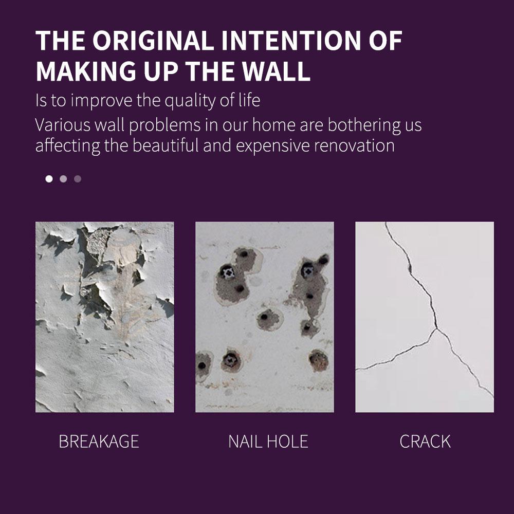 Wall Repair Plaster White Decoration Building Environmental Valid Wall Refinishing Paint Practical Quick Drying Family
