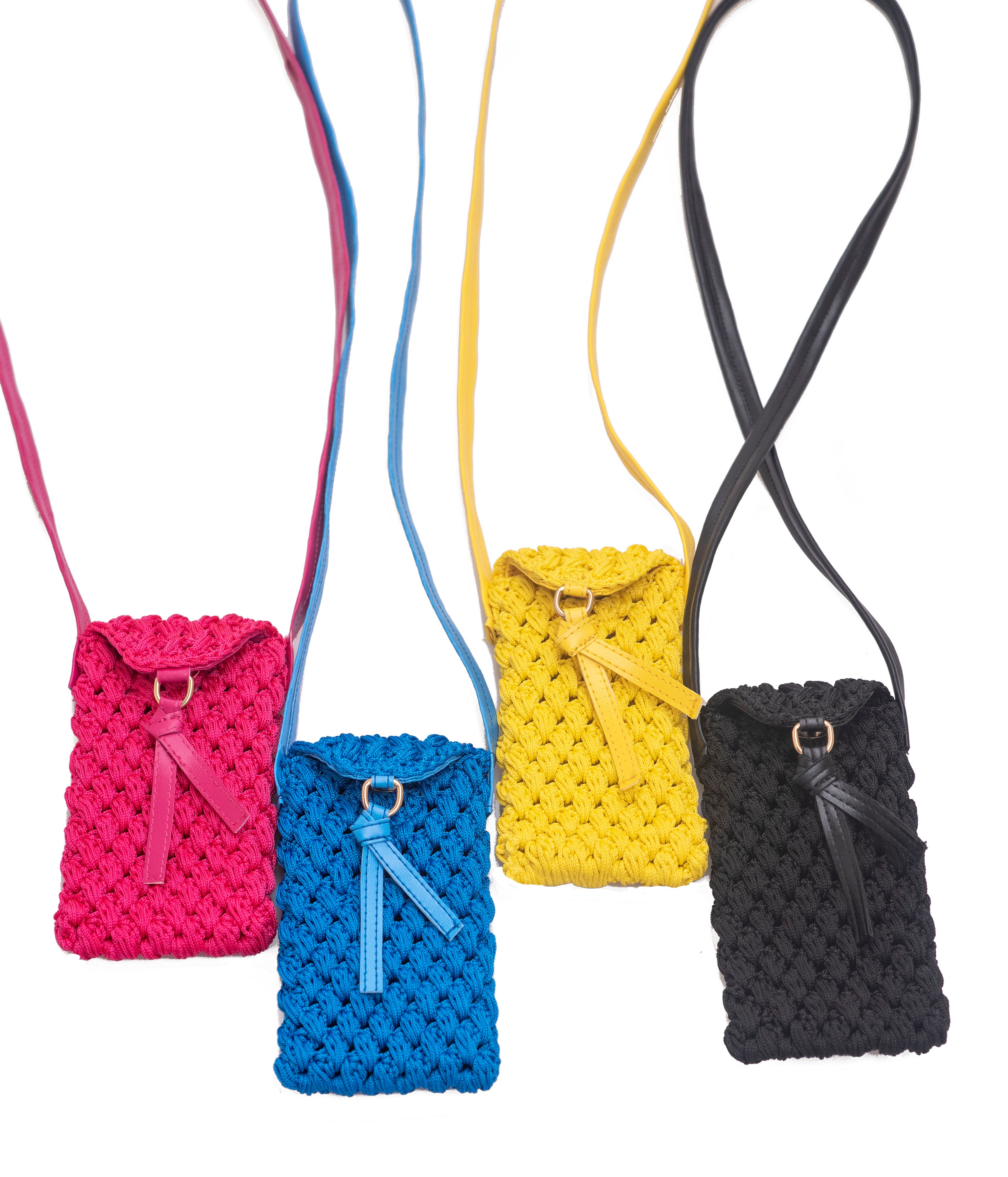 Kavshak Mesh Muster Stilvolle Beiläufige Kreuz Gurt Handy Tasche Tasche mit Magnet Verschluss