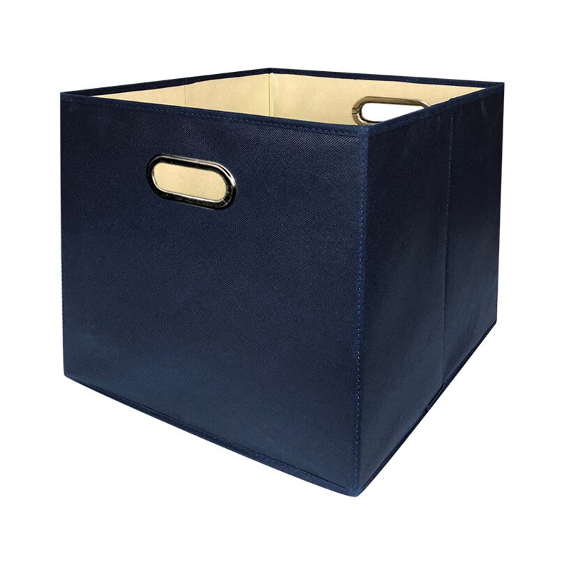 Oxford Fabric Cube Storage Box Laundry Basket for Cupboard Drawer Storage Holders Toys Organizer Bins Snacks Sundries Container