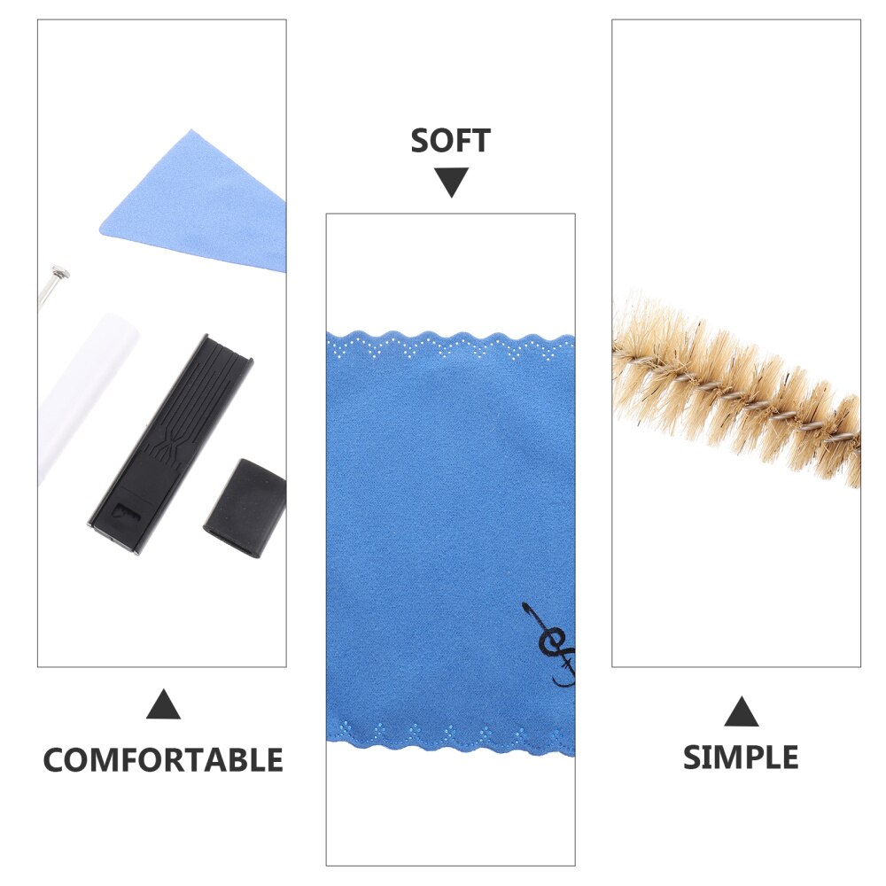 Saxophone Cleaning Kit - 10 Piece Set - Instrument Cleaner Tools