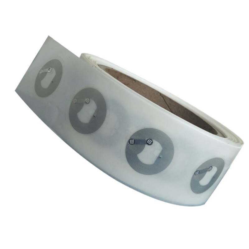 100pcs 13.56mhz 1K Tag Label Sticker Paper UID Rewritable Block 0 UID Changeable ISO14443A