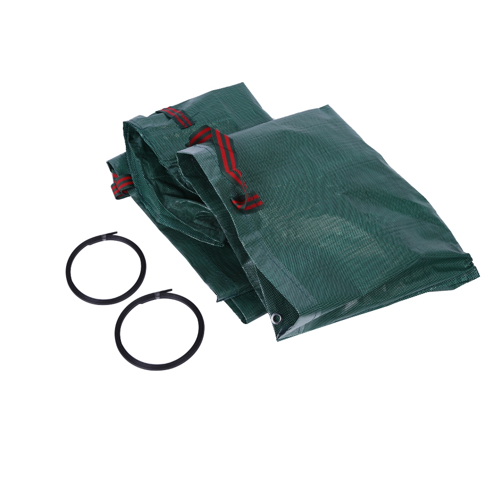 270L 2pcs Portable Large Garden Woven Bag Waste Refuse Rubbish Grass Recycling Weight Limit Of 50KGs Flexible Plastic Band