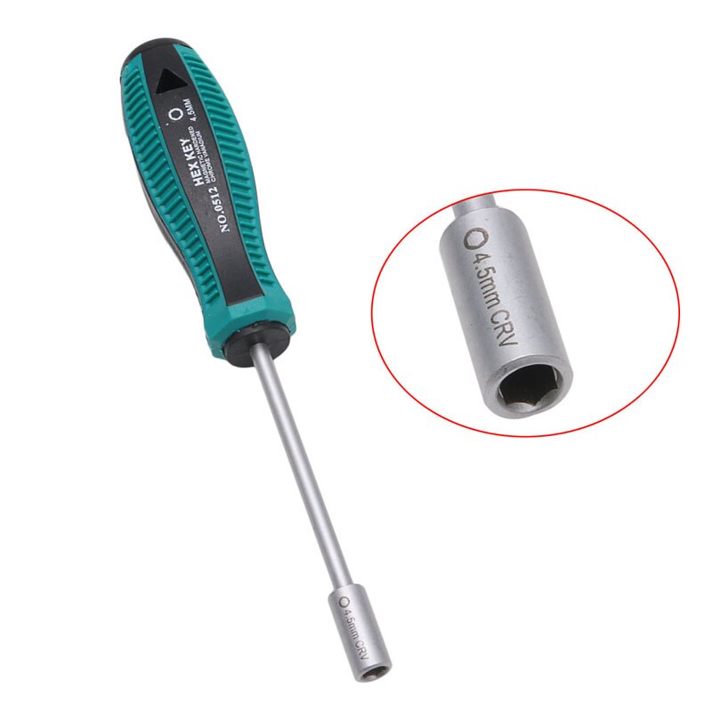 3-11mm Metal Socket Driver Hex Nut Key Wrench Screwdriver Nutdriver Hand Tool