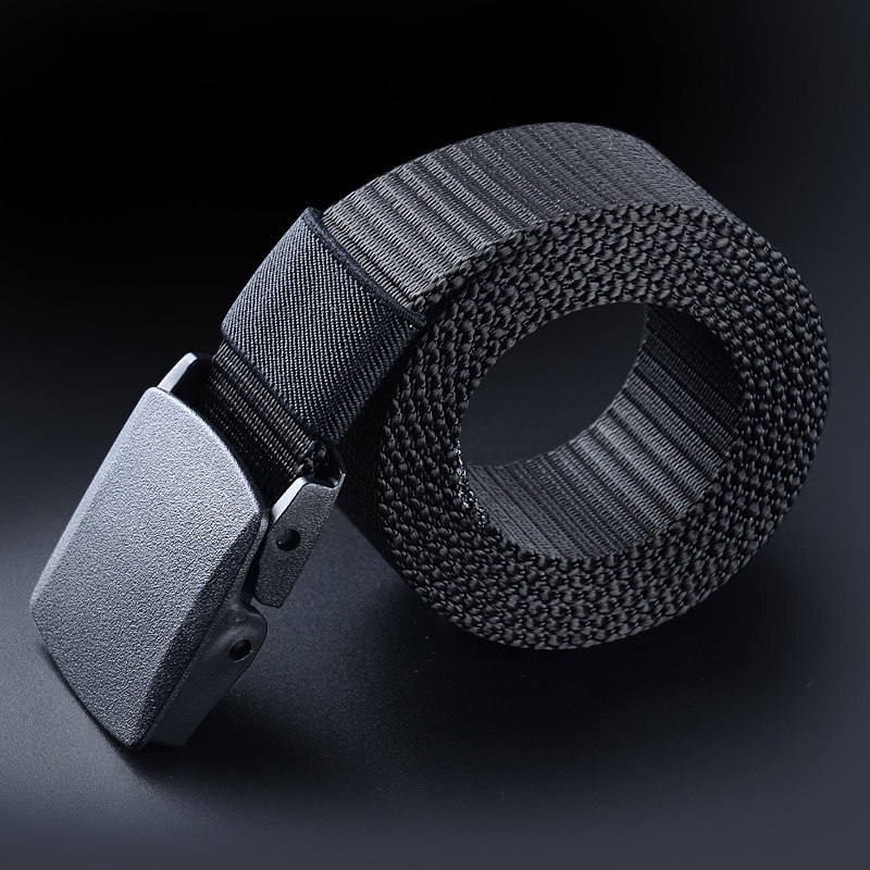 HaiDean riem heren canvas riem stoffen riem legering moderne gesp