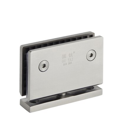 Puertas de cristal para baños, de acero inoxidable, montaje en pared de 304, ducha en Color de bisagra, eje de puerta de cristal de 360 grados, eje con bisagra giratorio: NICKEL