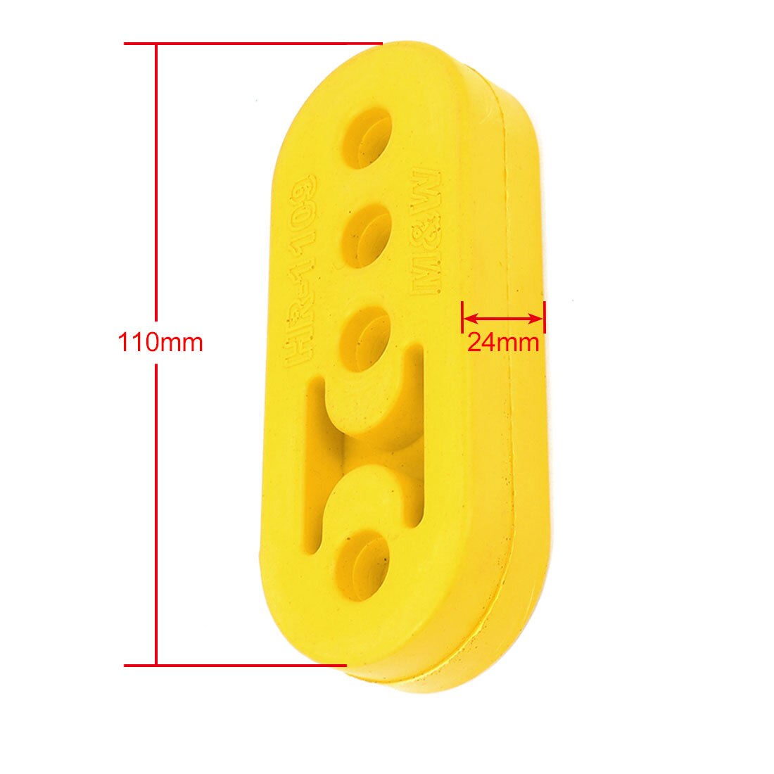 Hanger Rubber Bushings Yellow 11mm-8mm Hole for Exhaust Muffler