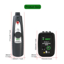 Duoyi DY26 Ultrasone Lek Locatie Bepalen Tester Auto Vacuüm Druk Afdichting Lekkage Tester Sonde Locator Geluid Licht Alar